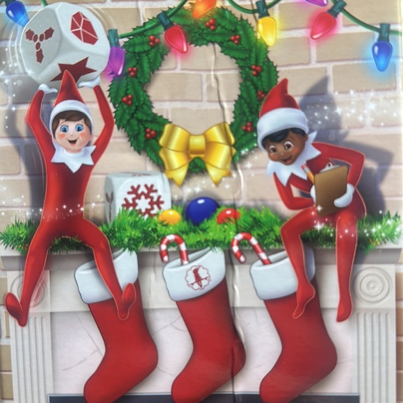 The elf on the shelf Down the Chimney Dice & Card Game 5+ 2-6 players 87 pieces - Picture 5 of 5